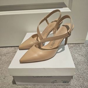 Calvin Klein Slingback Heels 7.5